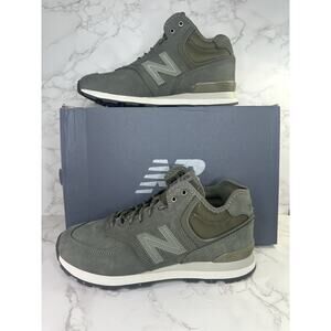 NEW BALANCE MEN'S U574HMO GREEN HIGH MID SNEAKERS SIZE: 10.5 New Shoes